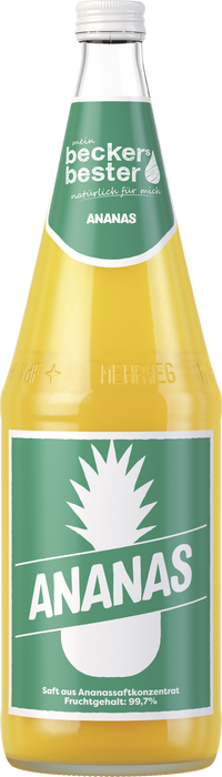 beckers Ananassaft - 6 x 1,00 l