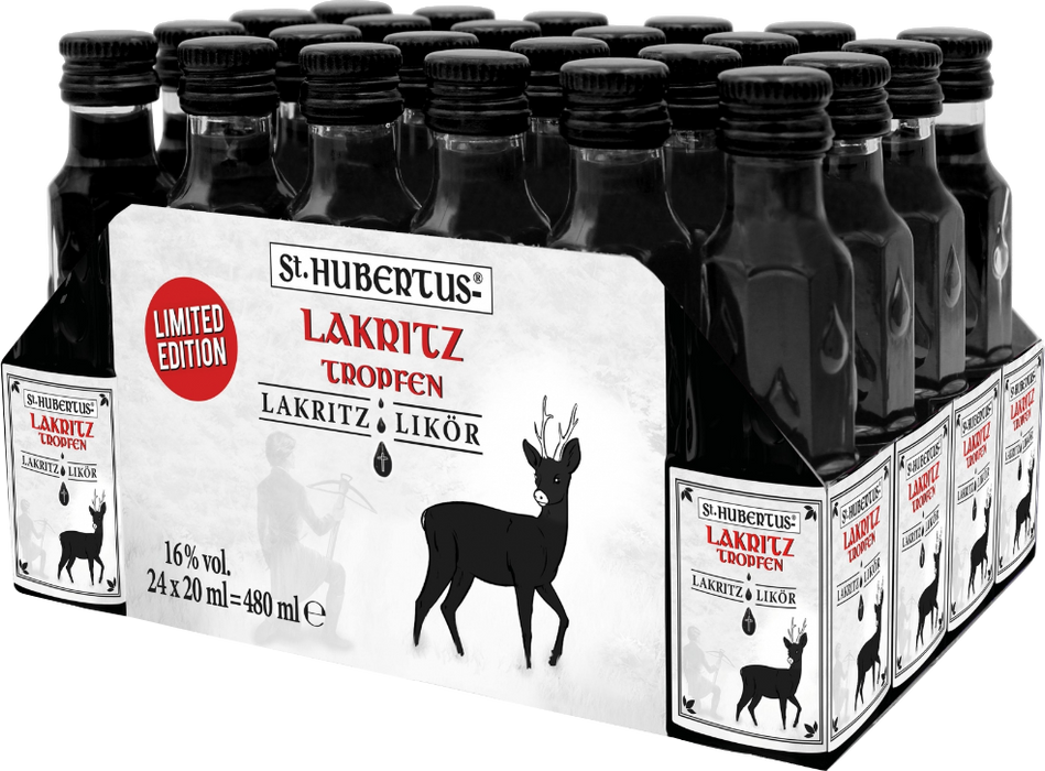 St. Hubertus Lakritz 16% - 24 x 0,02 l