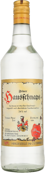 Prinz Hausschnaps Marille 34% - 1,00 l