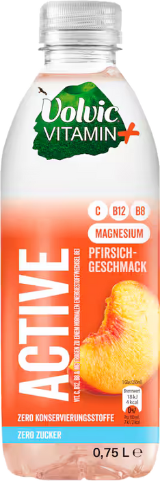 Volvic Vitamin+ Pfirsich - 6 x 0,75 l