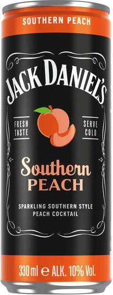 Jack Daniels Southern Peach - 0,33 l